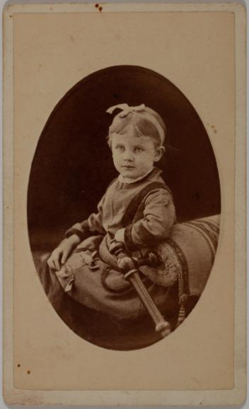 Portrait of an unidentified child, Quebec City, Quebec, 1869-1875