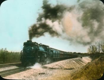 The International Limited, Compagnie des chemins de fer nationaux, près de Montréal, QC, vers 1929