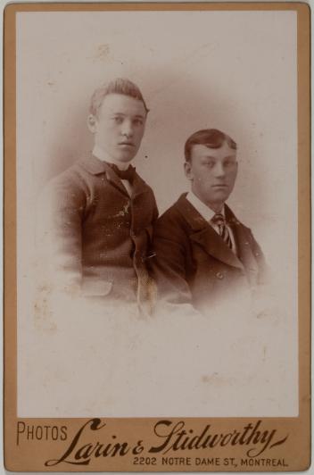 Eddy Donnelly et Denery  Stimson ?, Montréal, Québec, 1899-1901
