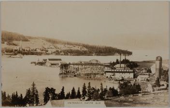 Entrée du port de Gaspé, Québec, 1904-1933