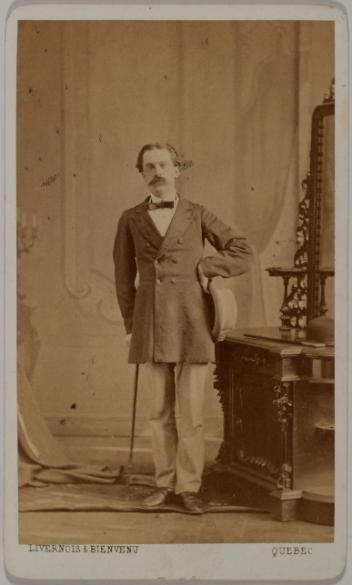 Portrait d’un homme non identifié, Québec, Québec, 1866-1873