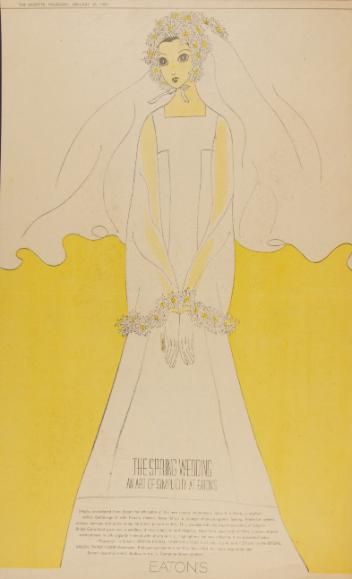 The Spring Wedding,  an Art of Simplicity at Eaton's