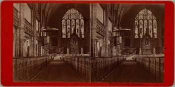 View of the interior of Notre-Dame Basilica, Montreal, Quebec, 1865-1895