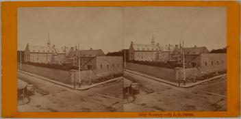 View of Sisters of Charity (Grey Nuns) convent, Montreal, Quebec, 1865-1895