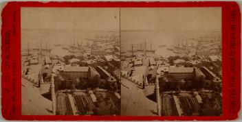 View of Montreal from the tower of Notre-Dame Basilica, Quebec, 1874-1884