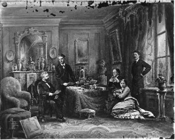 La famille de M. L. B. Boomer, Montréal, QC, 1876