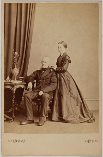 John Frothingham, quincaillier, et sa fille Louisa, Montréal, QC, 1866-1869