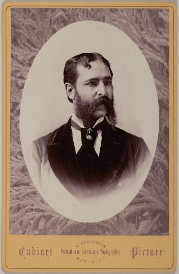 Signor J. Hayazer, Teacher at Bute House, Montreal, QC, 1872-1873