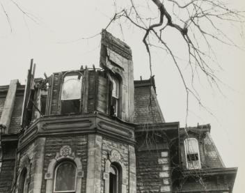 Maison Casgrain, Dorchester Ouest, côté sud, à l’ouest de la rue des Seigneurs, Montréal, Québec, 1969