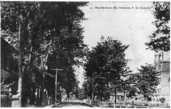 Rue Sainte-Anne Est, Varennes, QC, vers 1910