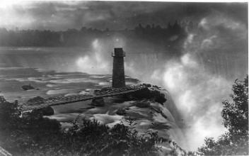 Terrapin Tower, Goat Island, Niagara Falls, N.Y., 1860-1865