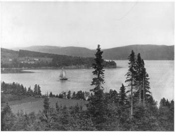 Gaspé Basin, Gaspé, QC, about 1910