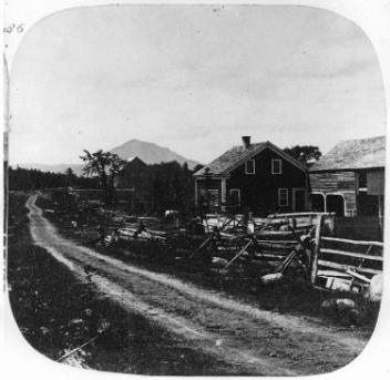 Près de Georgeville, lac Memphrémagog, QC, vers 1860