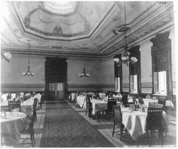 Ladies' Ordinary (dining room), Windsor Hotel, Montreal, QC, about 1878