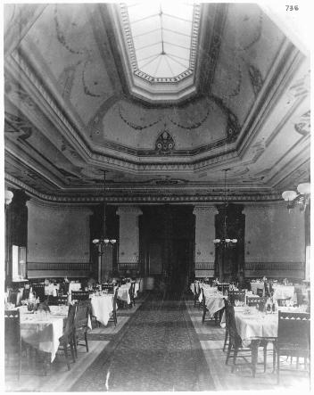 Ladies' Ordinary (salle à manger), hôtel Windsor, Montréal, QC, vers 1878