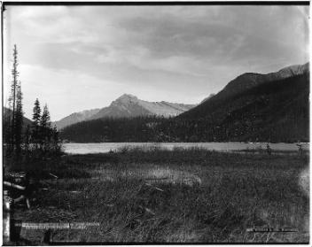 Kicking Horse Lake looking west, Hector, BC, 1887