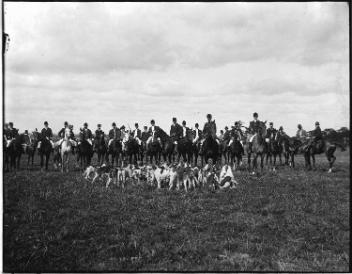 Fox hunting, Montreal Hunt Club, Montreal, QC, about 1885
