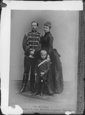 Kaiser Wilhelm II of Germany and family, copied in 1888