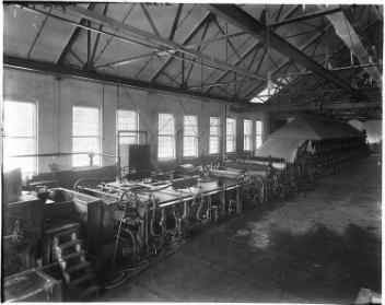 Machine no. 7, Laurentide Pulp Mills, Grand'Mère, QC, about 1908
