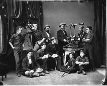 Équipe chargée du levé des côtes de la Nouvelle-Écosse, 1870-1880