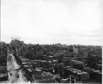 Montreal looking north from Southam Press Building, QC, 1926-27