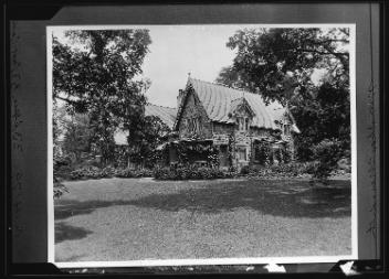 Maison photographiée pour Mme Charles Meredith, copie réalisée en 1927