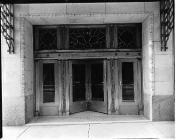 Door, Drummond Medical Building, Drummond Street, Montreal, QC, 1931-32