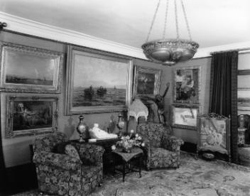 Living room, G. B. Thorn's house, Montreal, QC, 1934