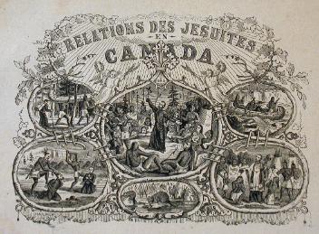 Cover page of Relations des Jesuites en Canada