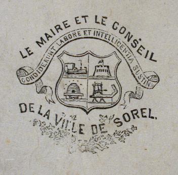 Ville de Sorel coat of arms