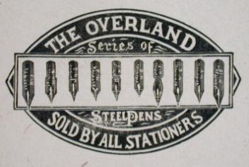 The Overland series of steelpens (plumes métalliques)