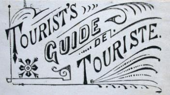 Cover page of a Tourist's guide de Touriste