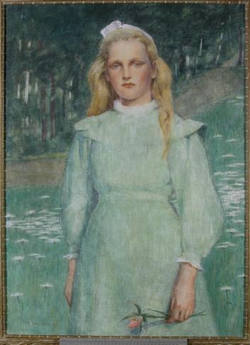 Posthumus portrait of Sarah Diana de Tessier Percy Porteous (1889-1900)