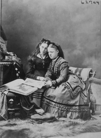 Miss B. Christon and Miss S. Gibson, Montreal, QC, 1871