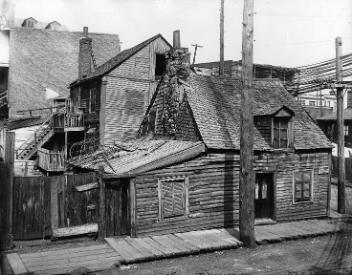 Maisons photographiées pour M. Meredith, Montréal, QC, 1903