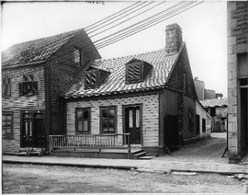 Maisons photographiées pour M. Meredith, Montréal, QC, 1903