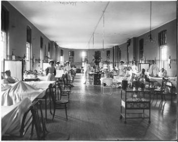 Salle commune "L", Hôpital général de Montréal, Montréal, QC, 1910