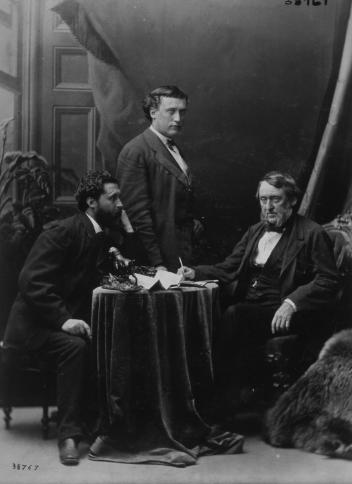 Mr. W. A. Laver and friends, Montreal, QC, 1869