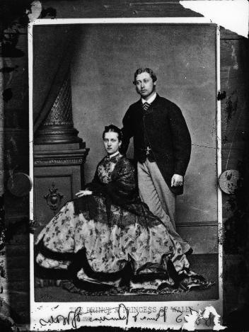 Albert Édouard, prince de Galles (Edward VII) et la princesse Alexandra, copie réalisée en 1863