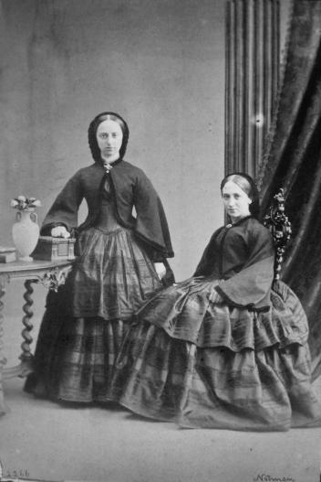 Misses Clara and Alice Pierce, Montreal, QC, 1862