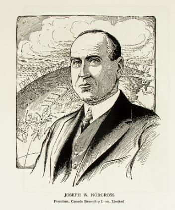 Joseph W. Norcross, président, Canada Steamship Lines, Limited